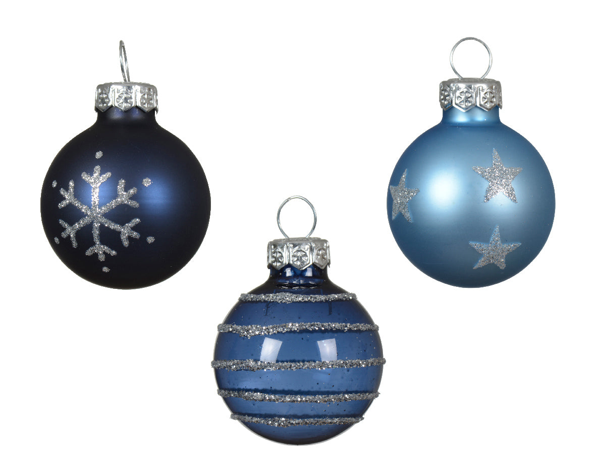 Kaemingk Blue Christmas Baubles