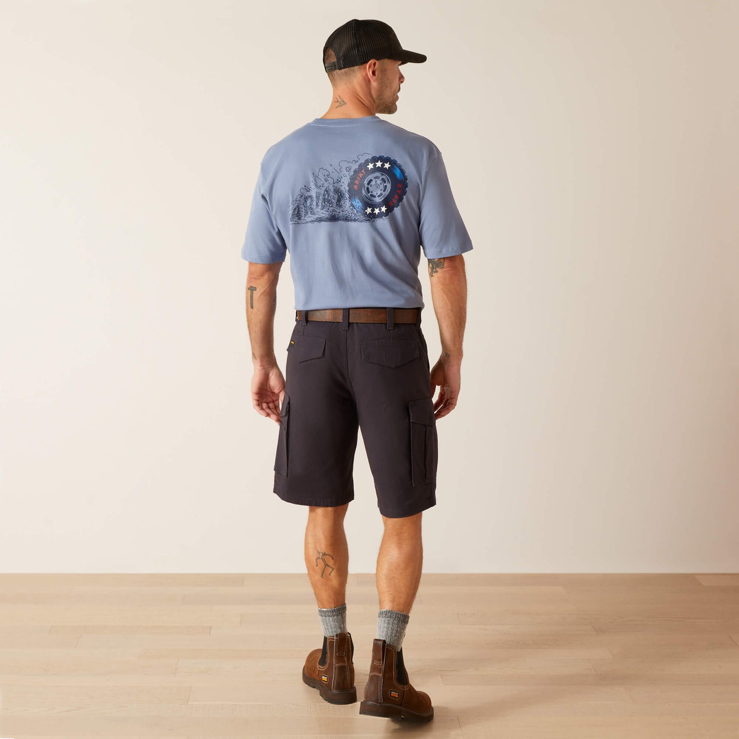 Ariat Rebar DuraStretch Made Tough Cargo 11" Short