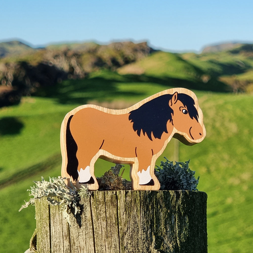 Lanka Kade Wooden Brown Shetland Pony