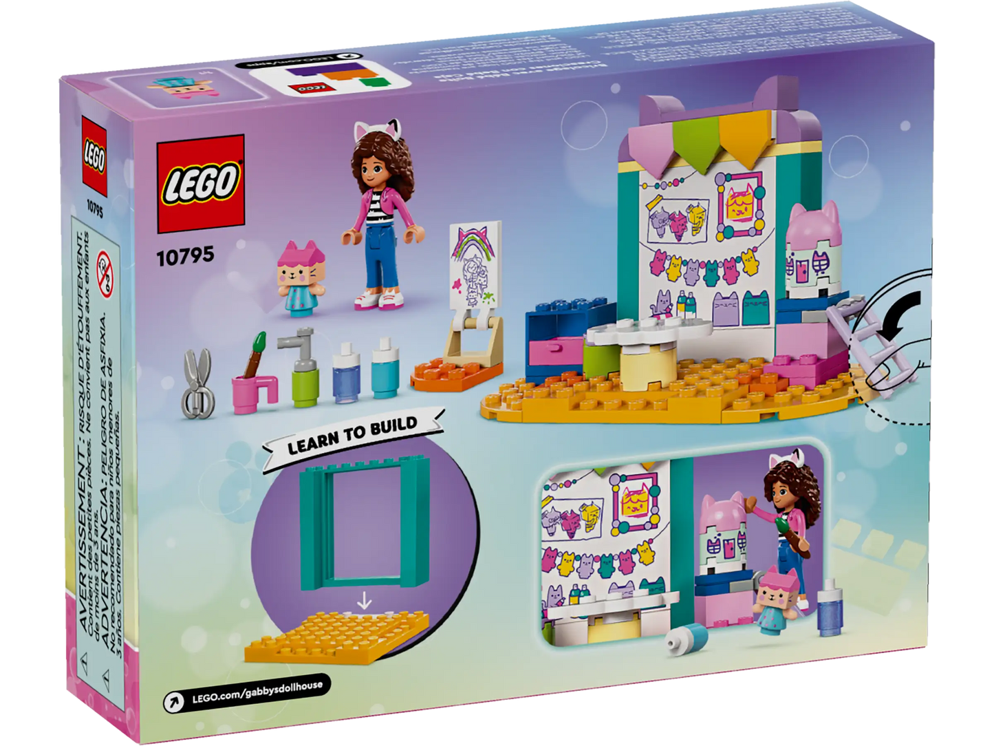 Lego Gabby's Dollhouse Crafting with Baby Box 10795