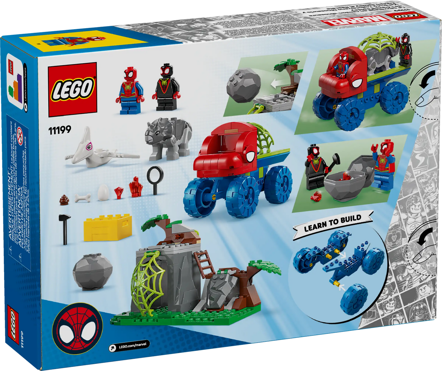 Lego Marvel Team Spidey Dino Crawler Rescue 11199