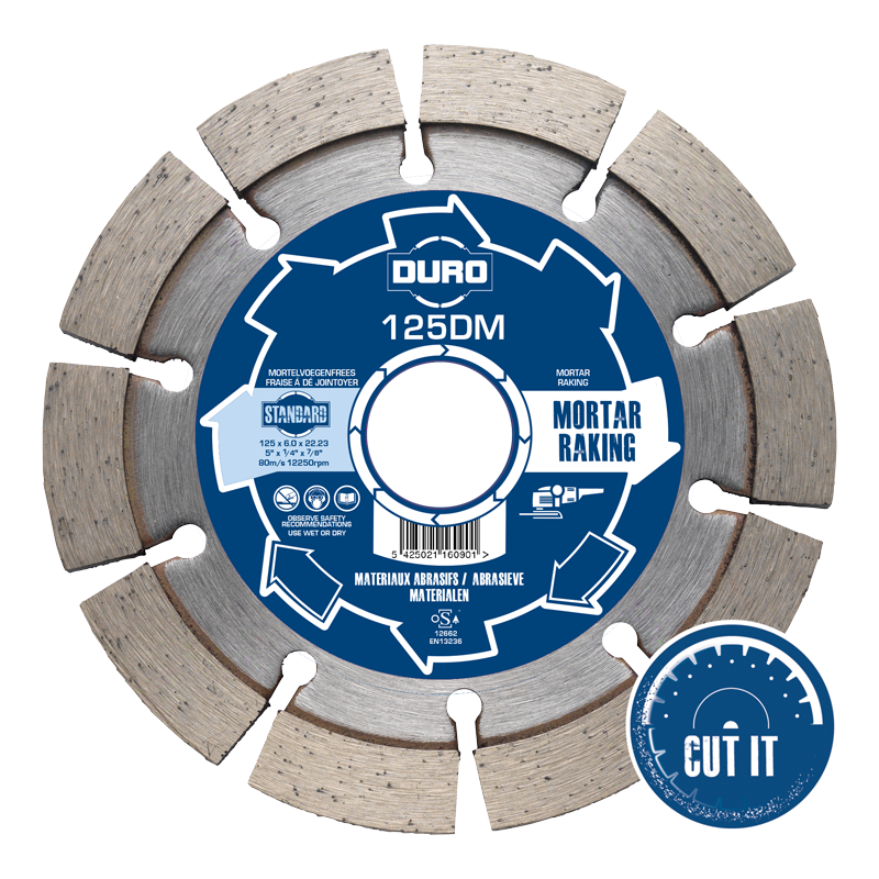 Duro DM Mortar Removal Mortar Raking Diamond Blade