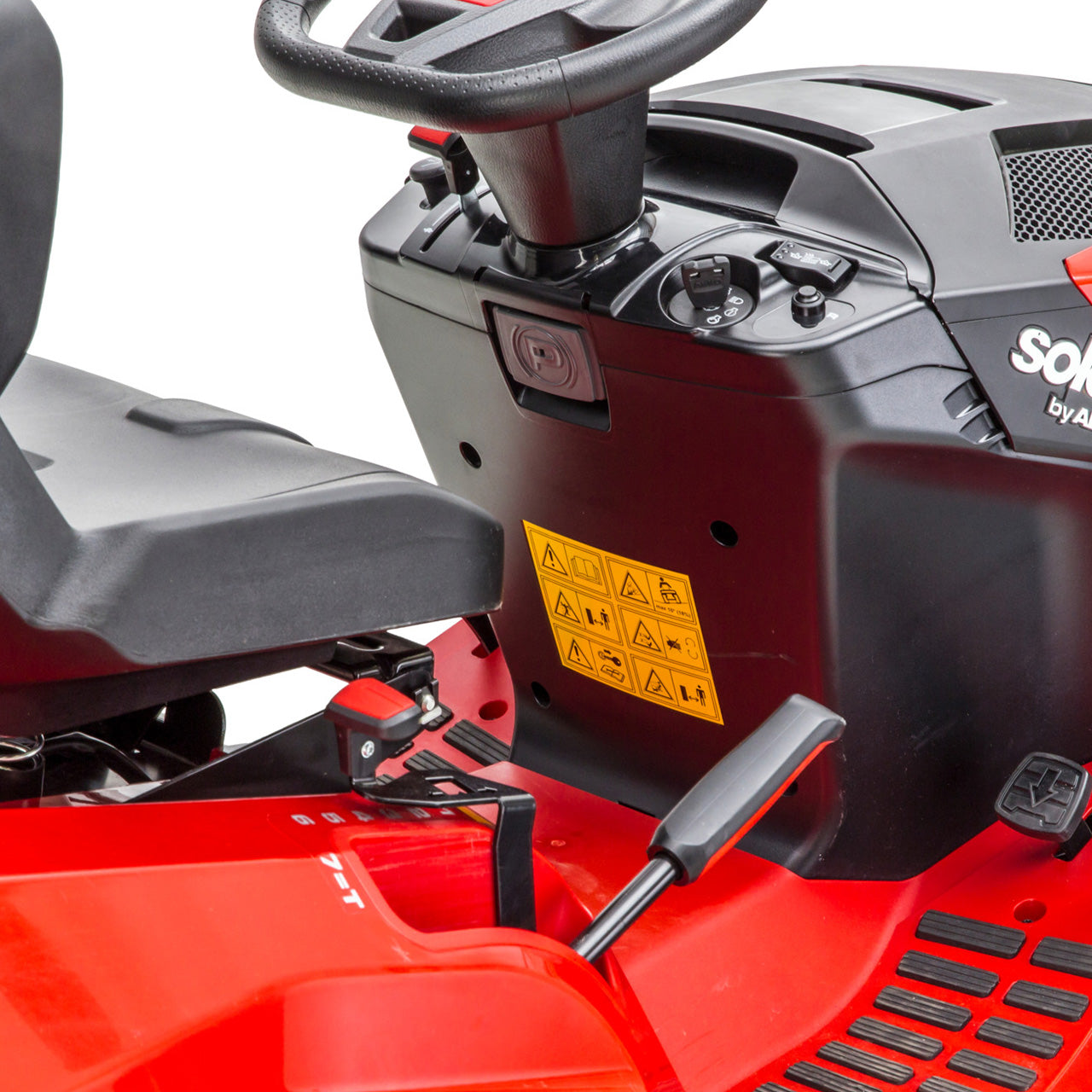 solo by AL-KO Premium T24-125.4 HD V2 Petrol Rear Collect Lawn Tractor 125cm