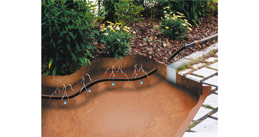 Gardena Starter Set Planted Rows S Irrigation Line 15m