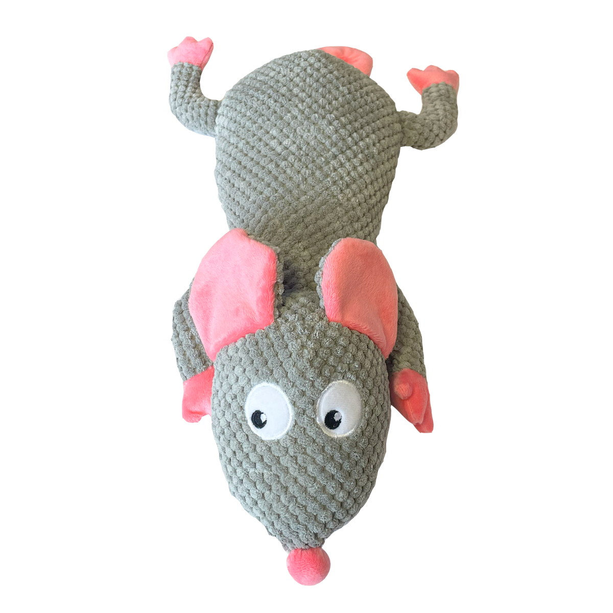 Happy Pet Dog Toy Ronny Rat - Grey