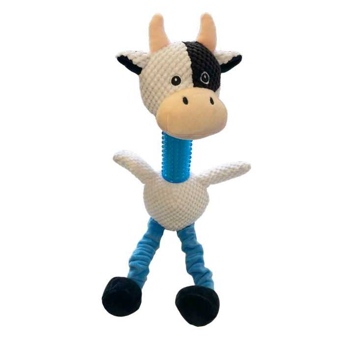 Happy Pet Dog Toy Long Neck - Cow