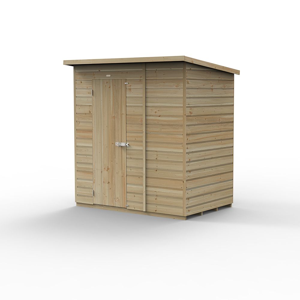 Forest Garden Beckwood 6x4 Pent Shed without Windows