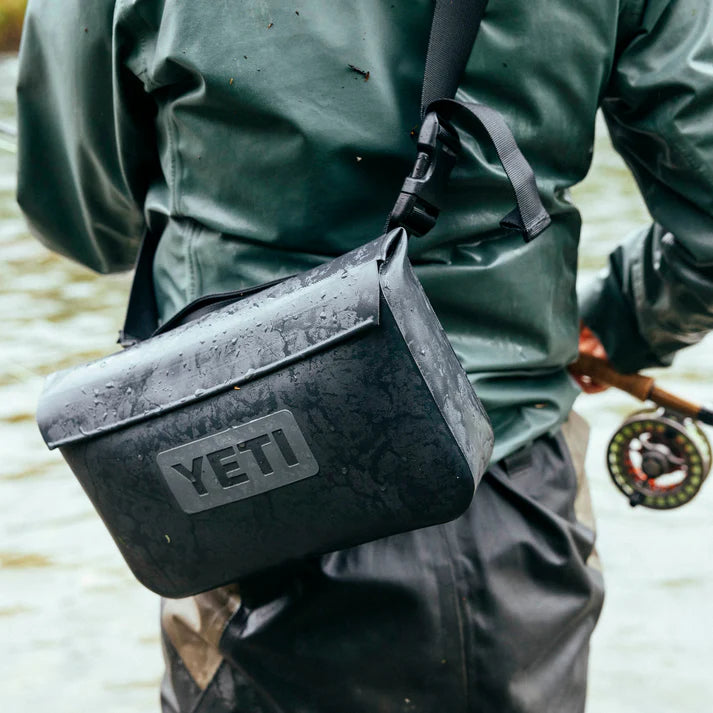 YETI 3L Waterproof Sidekick Dry Gear Case - Olive King Crab Orange