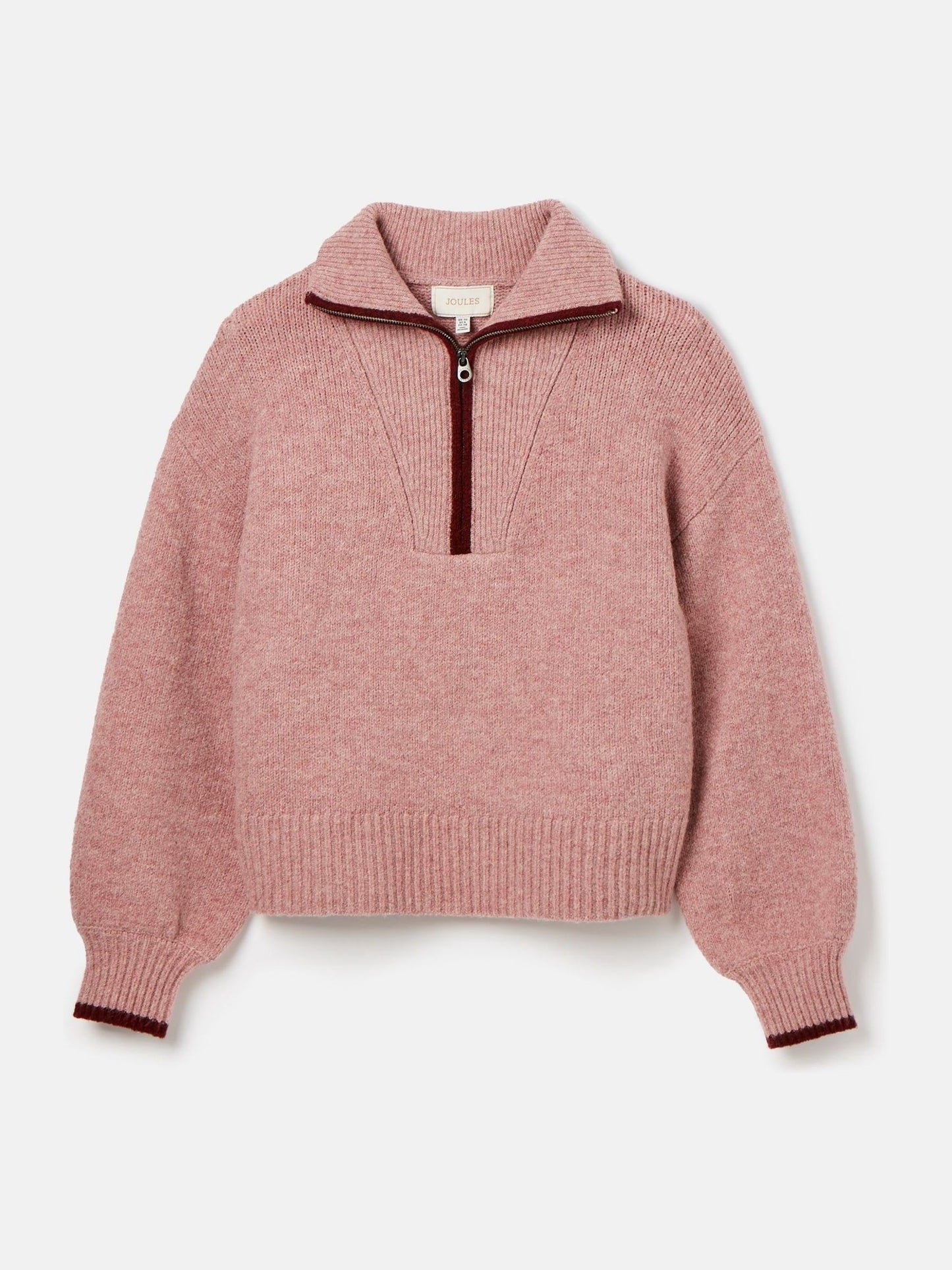 Joules Elmore Knitted Quarter Zip Jumper