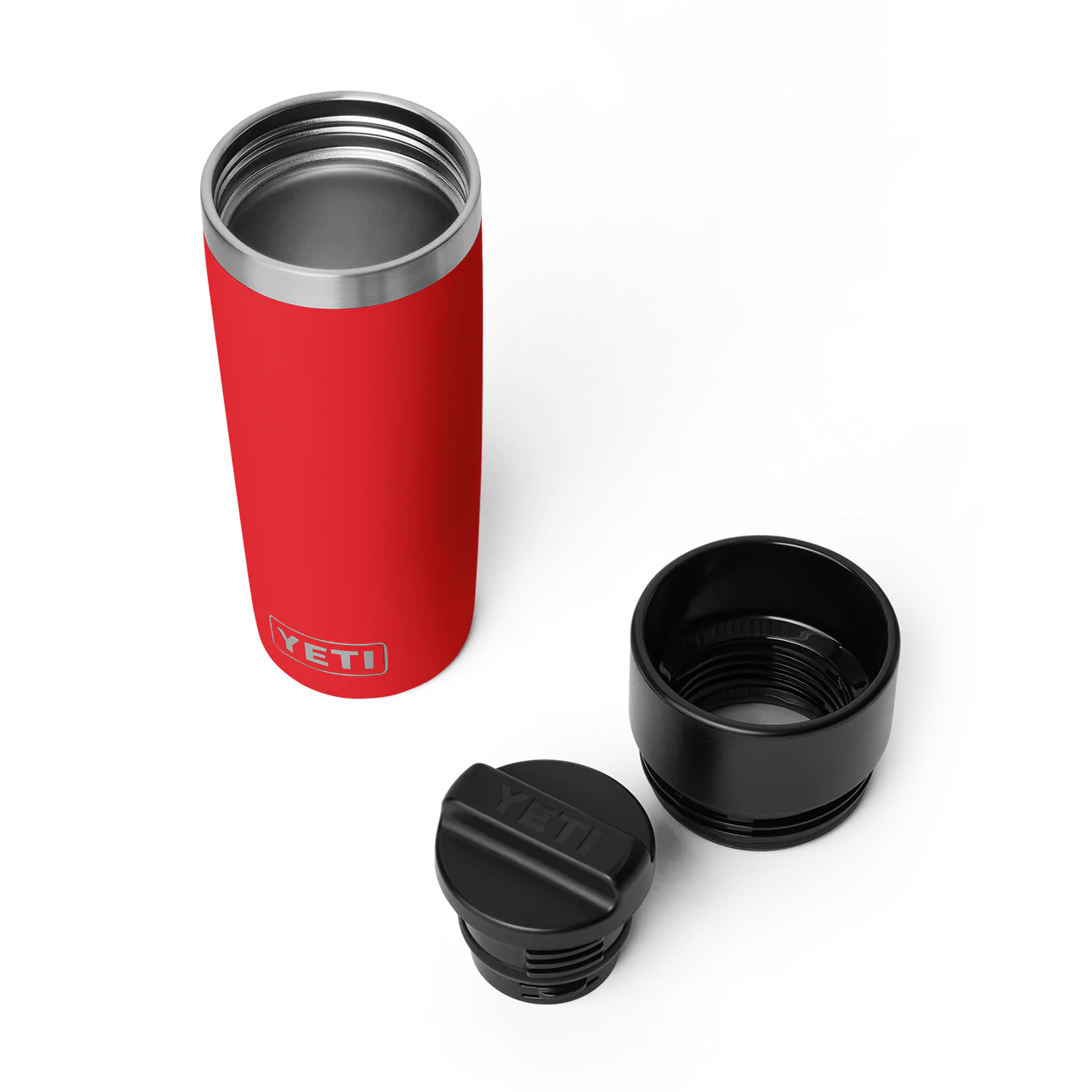 YETI Rambler 16oz (473 ml) Travel Bottle with Commuter Cap - Rescue Red