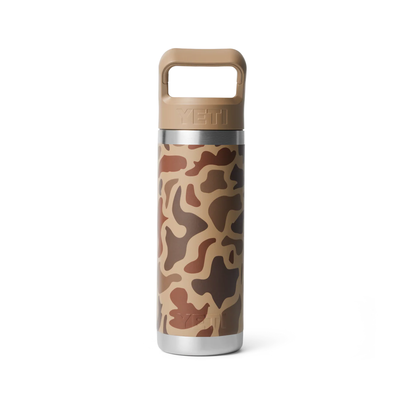 YETI Rambler 18 oz (532ml) Bottle with Colour-Matched Straw Cap - Wetlands Camo (Seasonal)