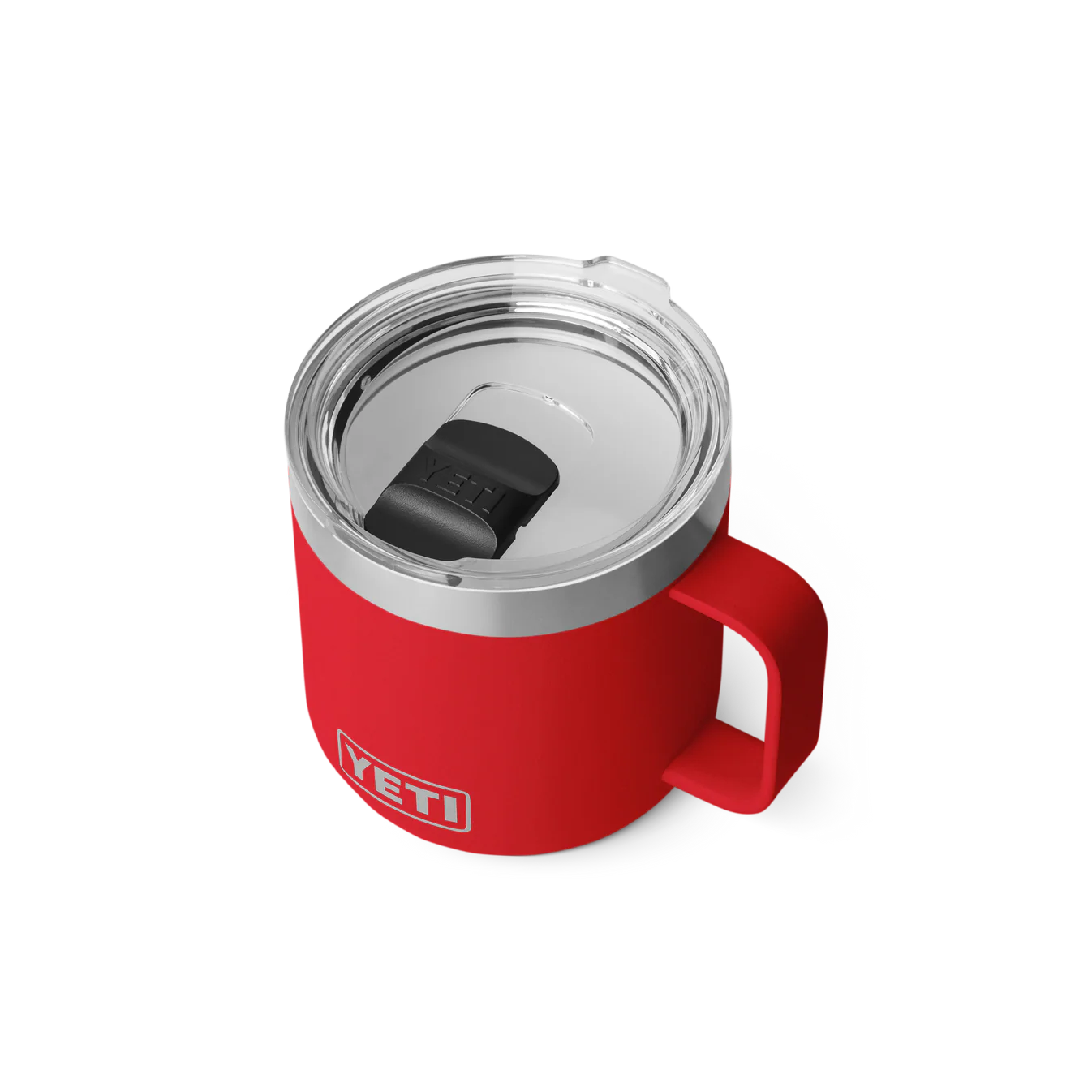 YETI Rambler 14 oz (414 ml) Stackable Mug with MagSlider Lid & Ceramic Lining - Rescue Red