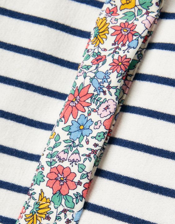 Joules Girls Saunton Zip-Neck Sweatshirt