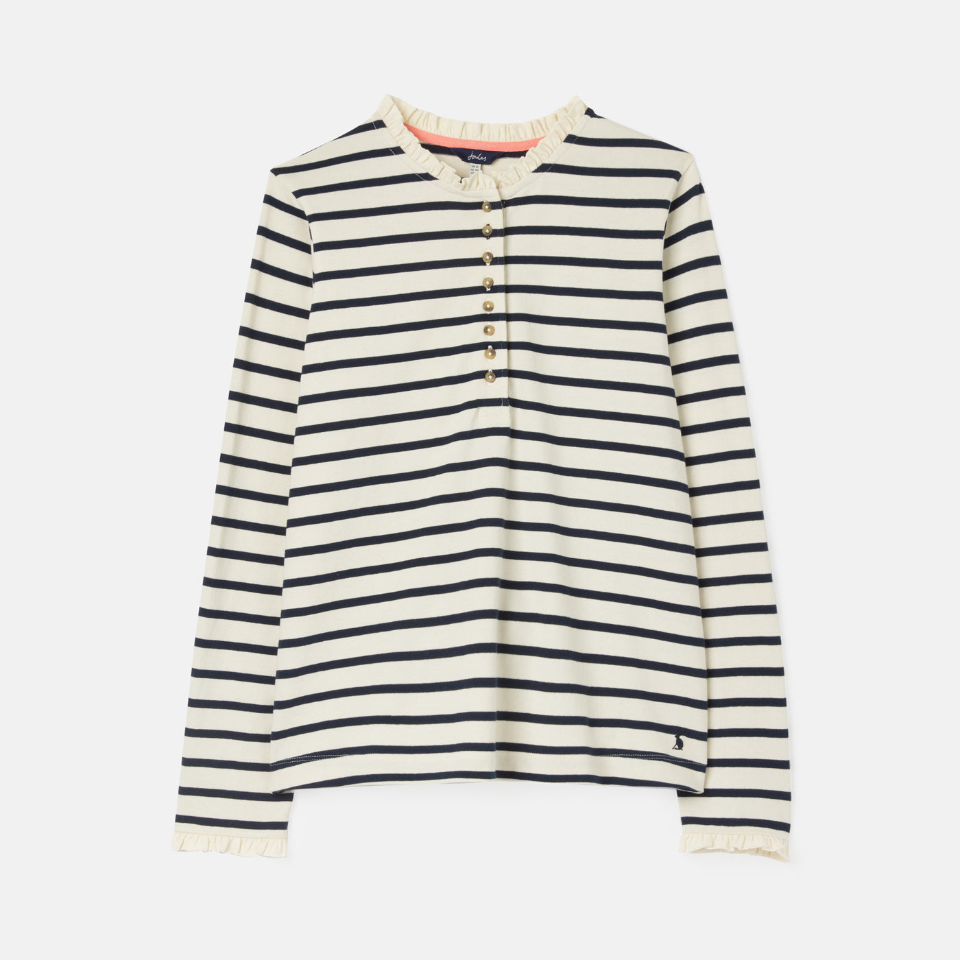 Joules Maeve Long Sleeve Buttoned Top