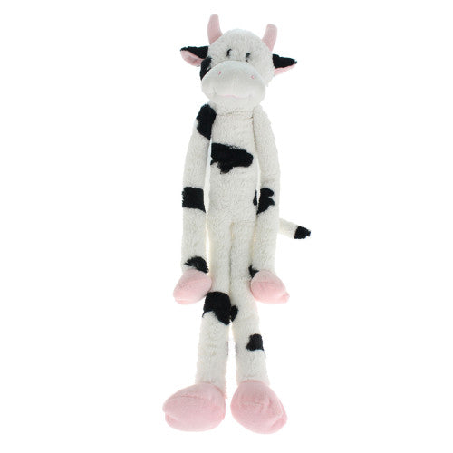 Happy Pet Swingin Slevins Cow Dog Toy