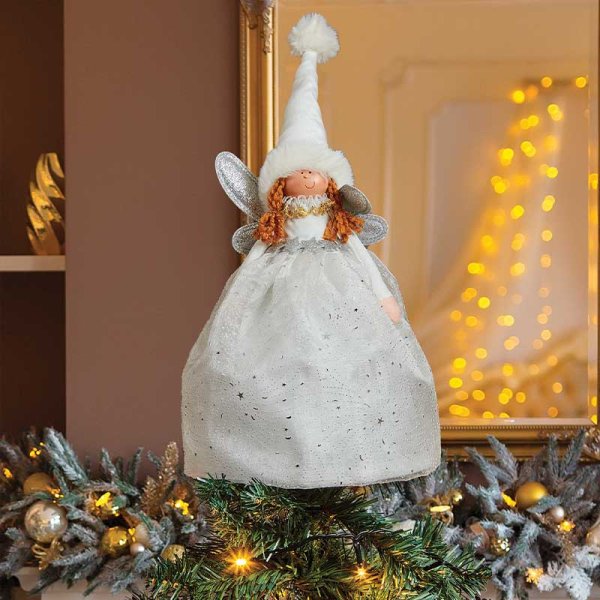 Three Kings White Fairy Magic Tree Topper