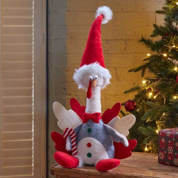 Three Kings Wishbone Will Turkey Seasonal Plush