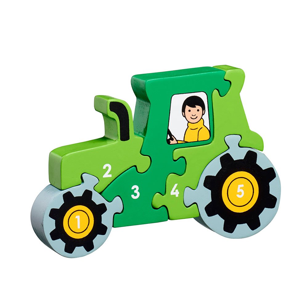 Insideout Toys - Lanka Kade - Tractor 1-5 jigsaw