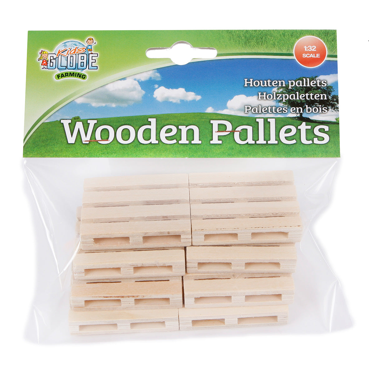 Kids Globe Wooden Pallets Set of 8