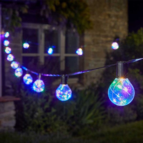 Firefly Festoon LV Multi Coloured String Lights Set of 20