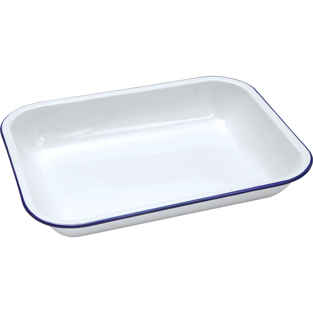 Falcon Traditional White Enamel Bakepan 34cm x 28cm x 5cm