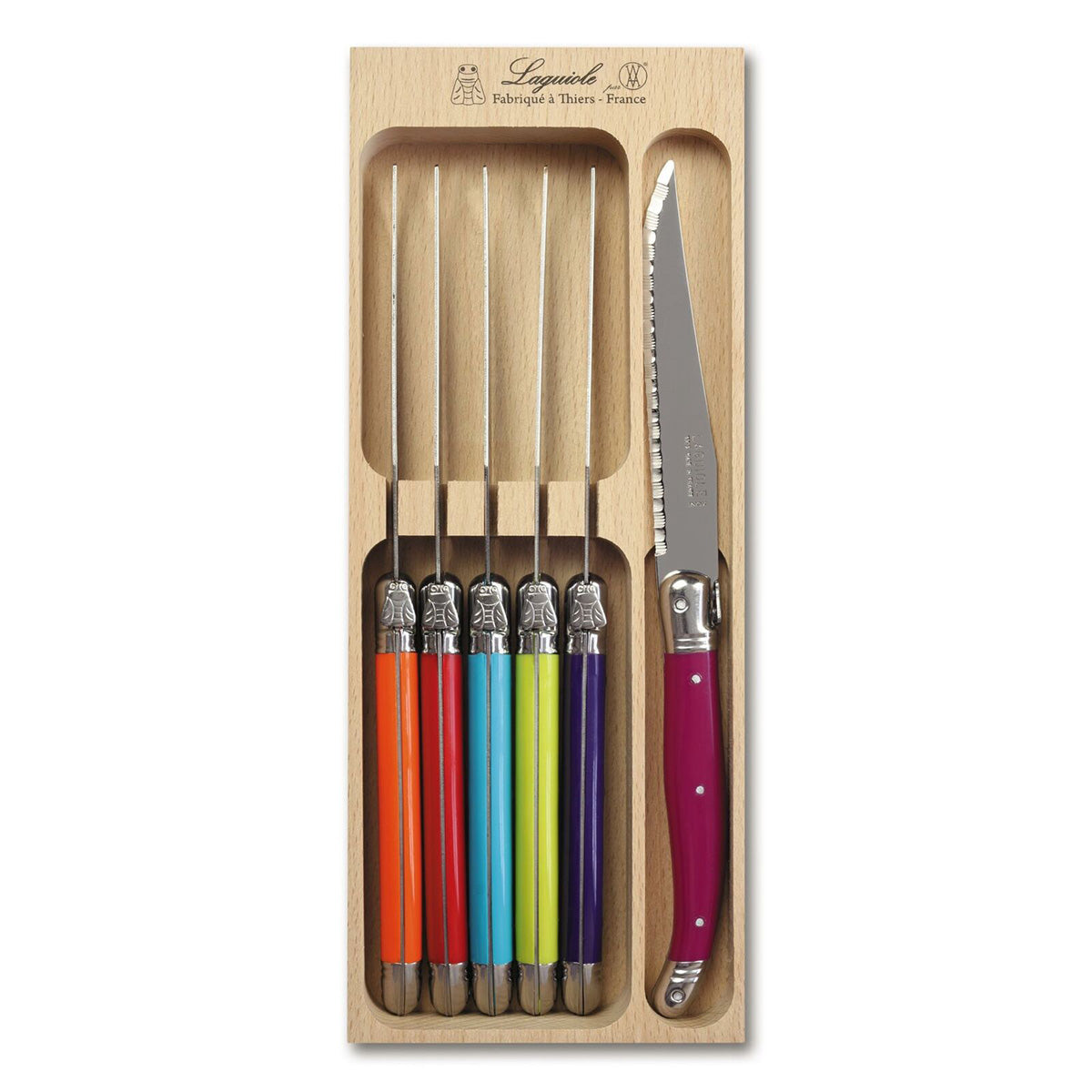 Laguiole Verdier 6-Piece Steak Knife Set