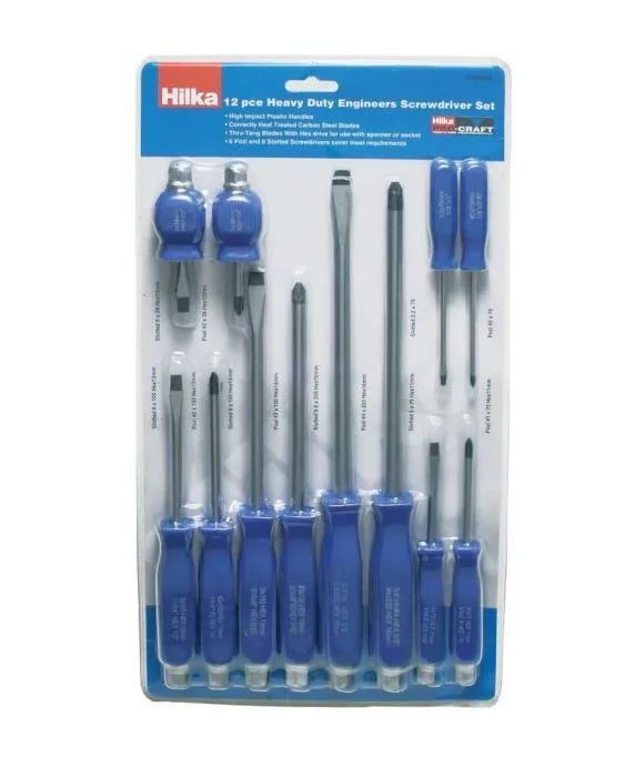 Hilka 12 piece Mechanics Screwdriver Set