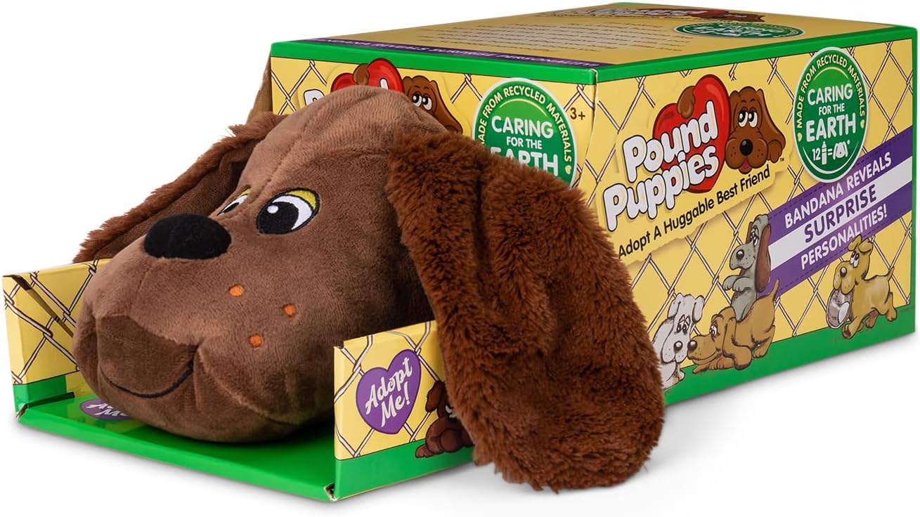 Pound Puppies Classic Dark Brown Zany