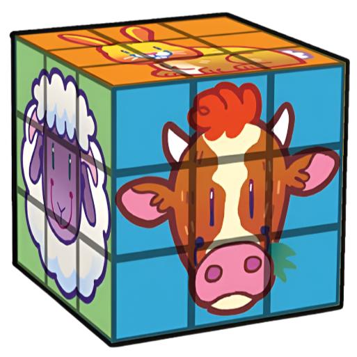 Playwrite Farm Puzzle Cube