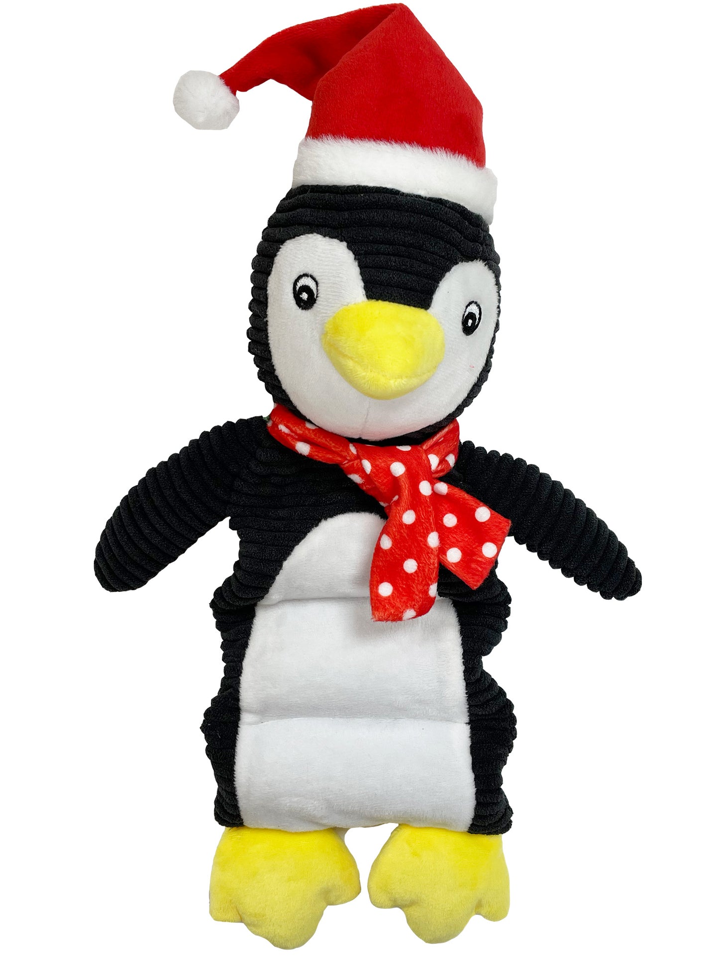 Happy Pet Dog Toy Penguin Tummy Squeaker