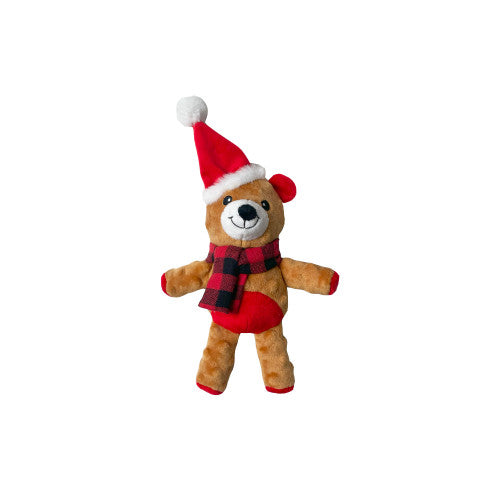 Happy Pet Small Cuddly Festive Bear Dog Toy