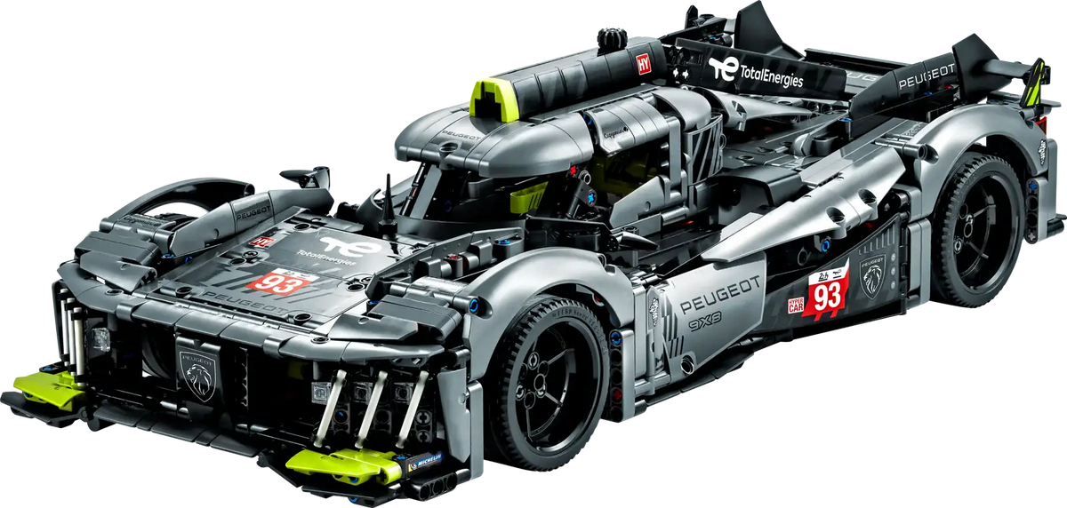 Lego Technic PEUGEOT 9X8 24H Le Mans Hybrid Hypercar Sam Turner & Sons