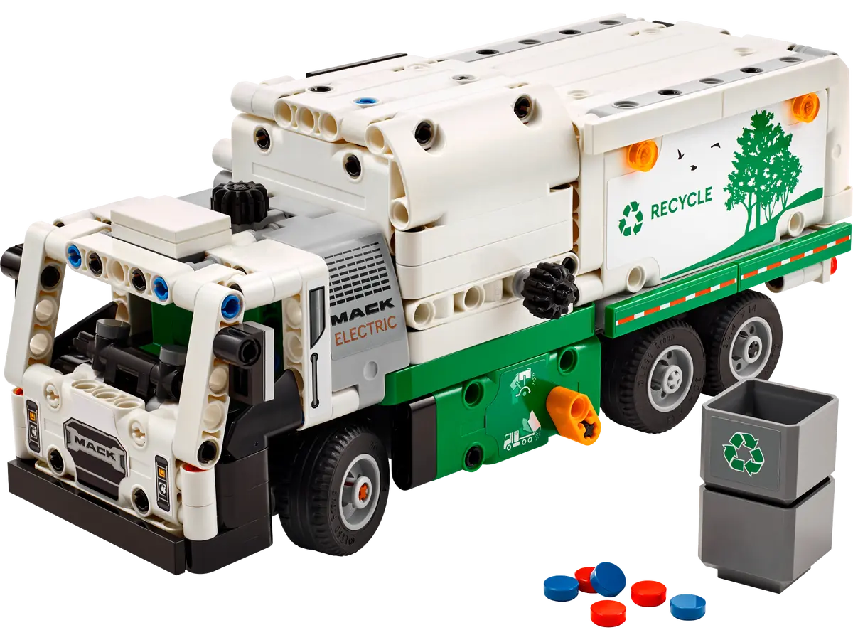 Lego Technic Mack LR Electric Garbage Truck 42167