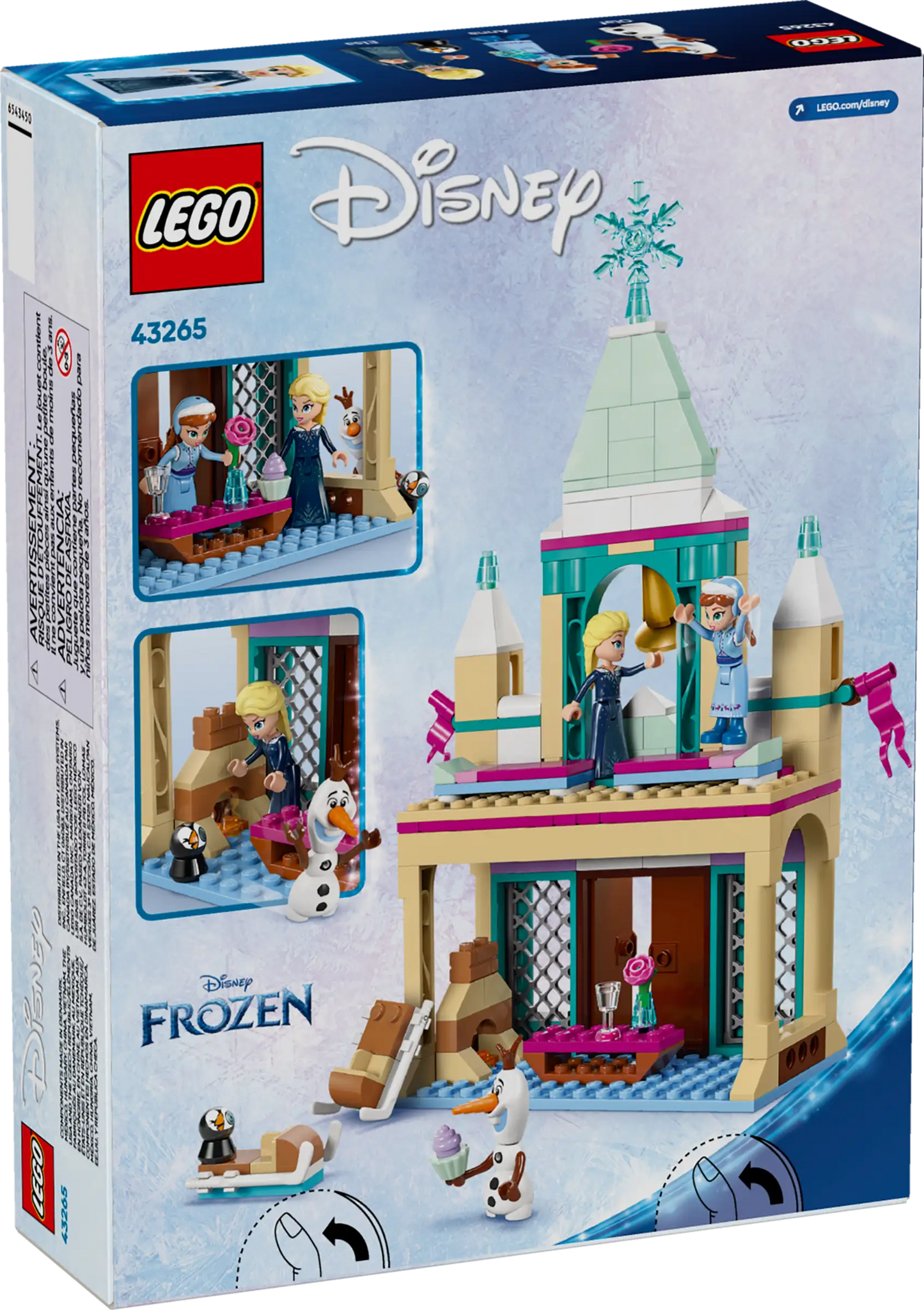 Lego Disney Princess Arendelle Frozen Castle 43265