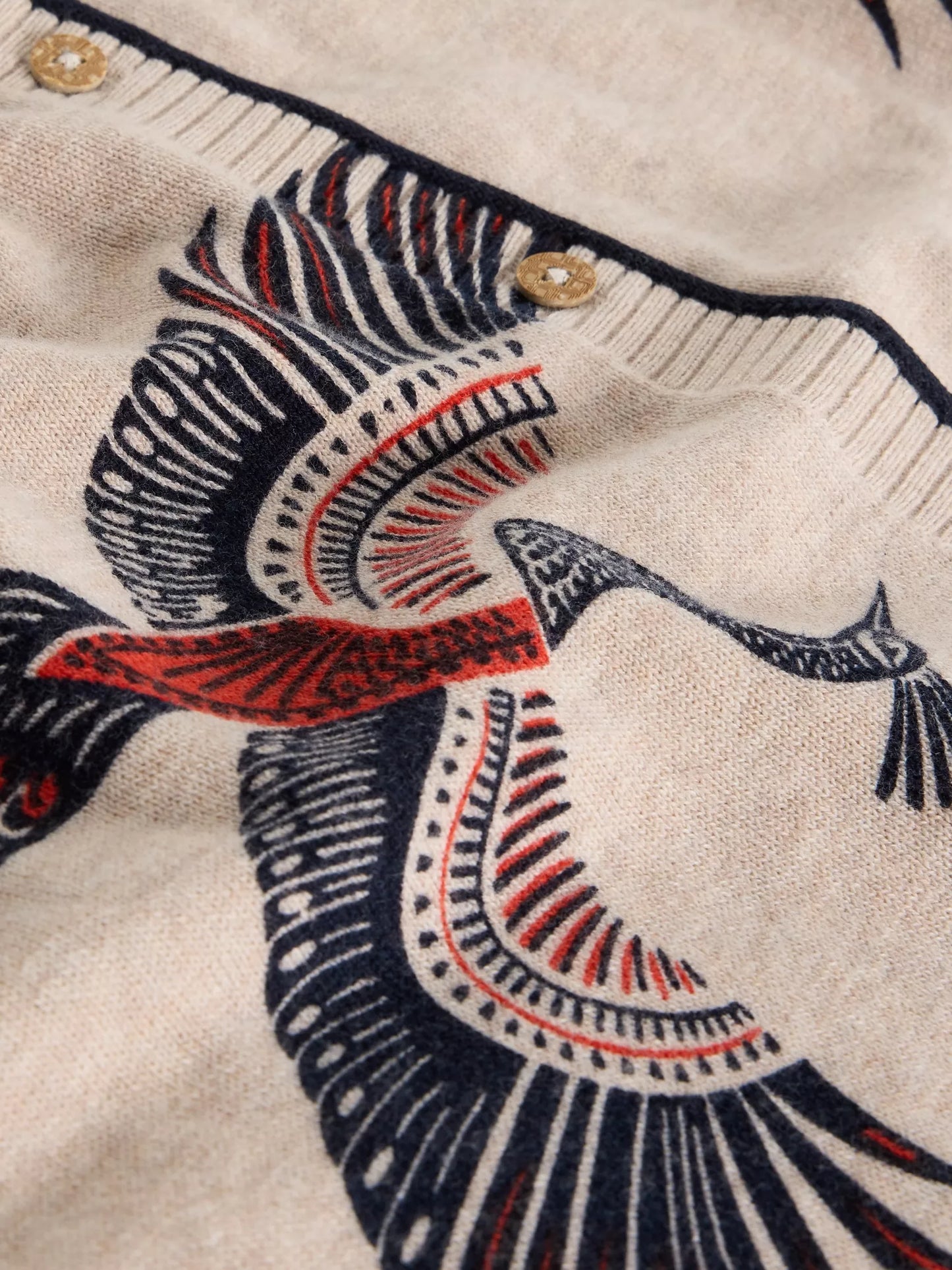 White Stuff Lulu Printed Cardigan
