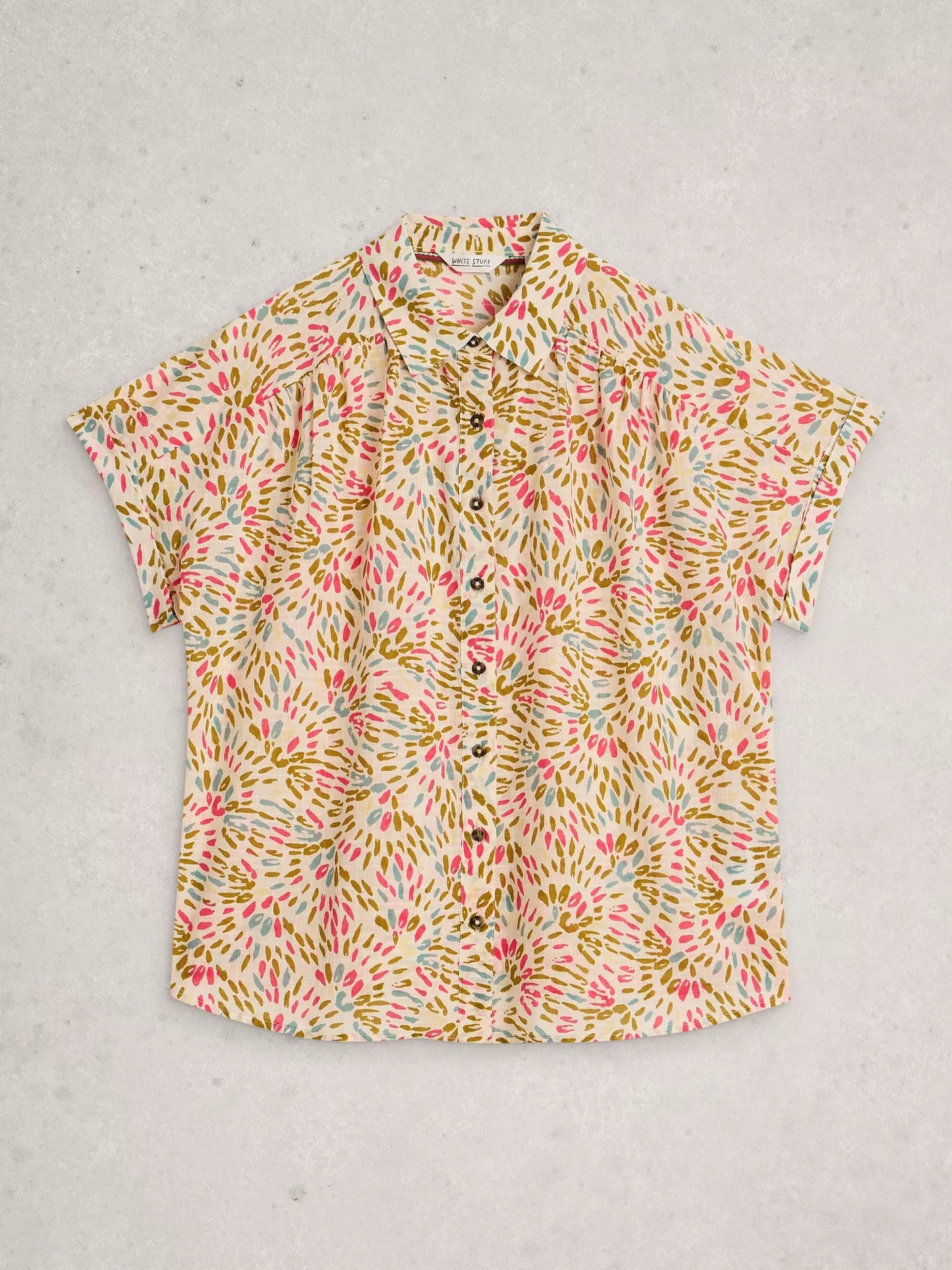 White Stuff Orla Button-Through Shirt