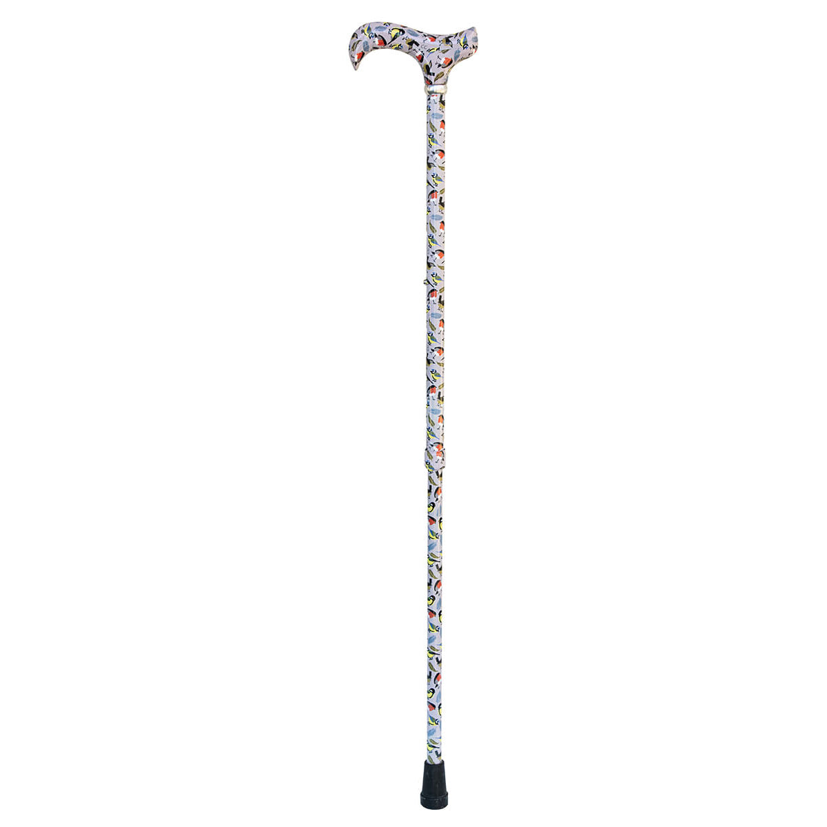 Classic Canes Adjustable Derby Cane Walking Stick British Songbirds