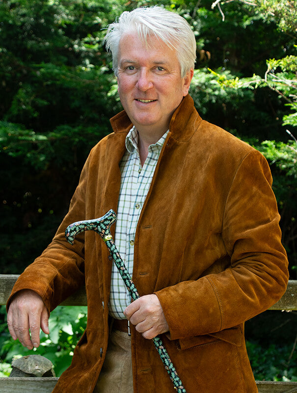 Classic Canes Adjustable Derby Cane Oak Leaves