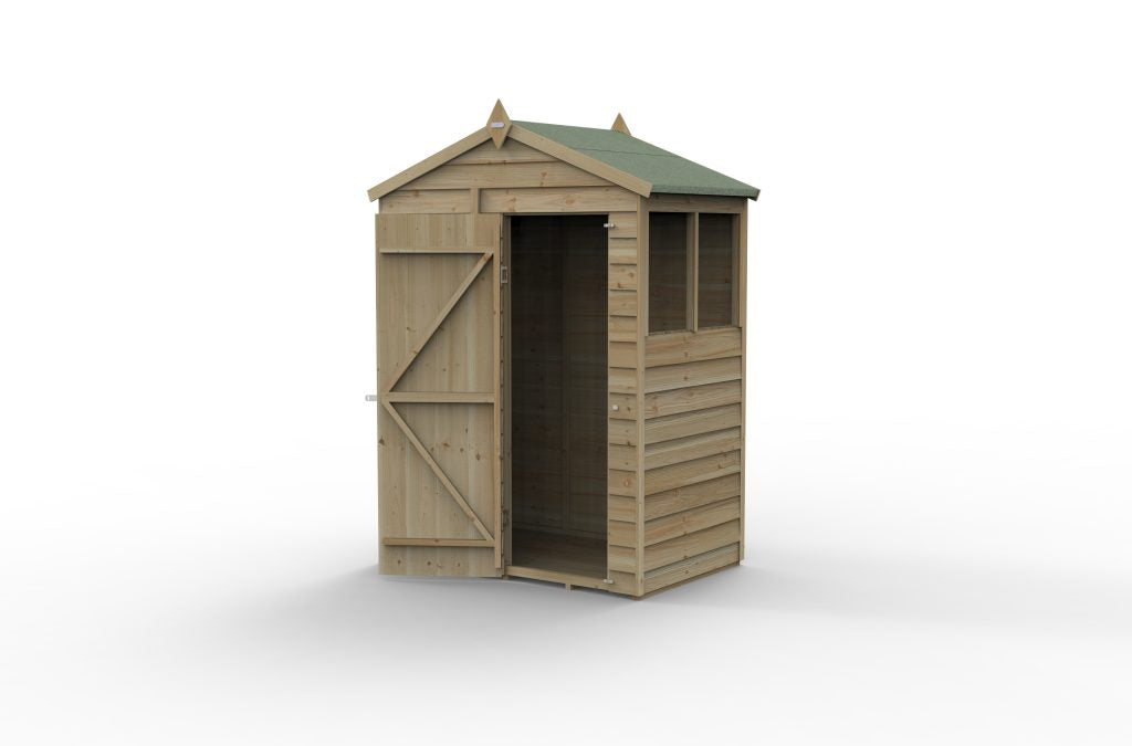 Forest Garden 4life Apex Shed 5x3 with 2 Windows