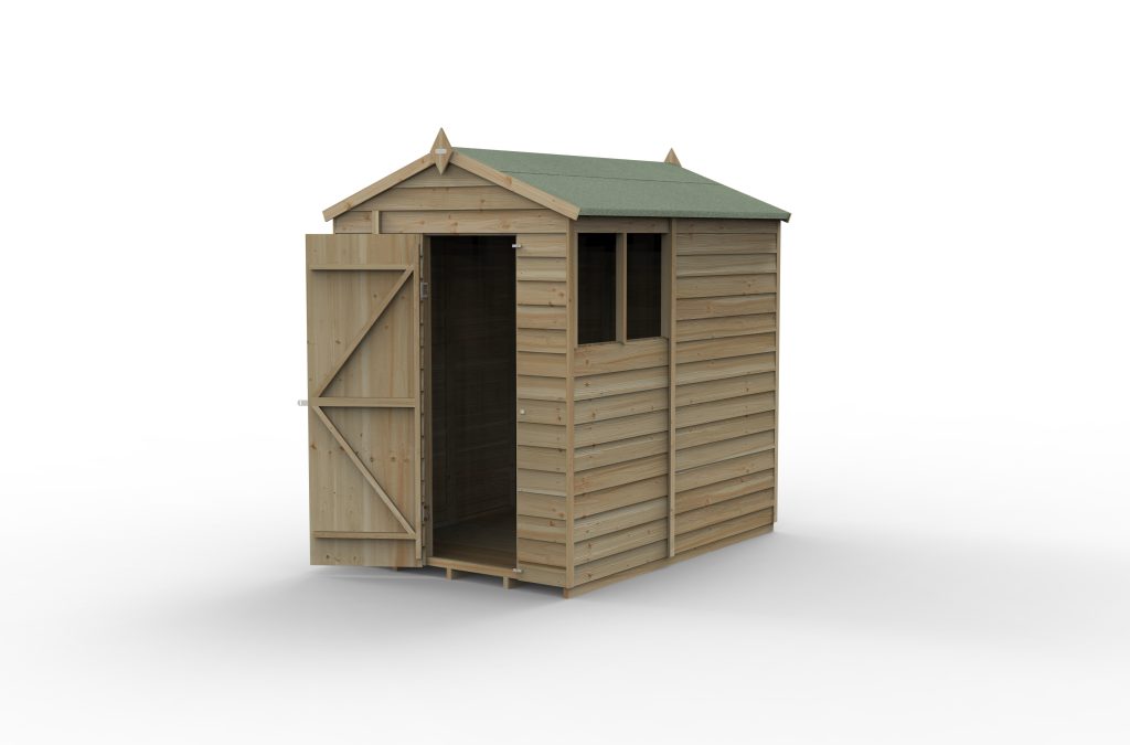 Forest Garden 4life Apex Shed 5x7 with 2 Windows