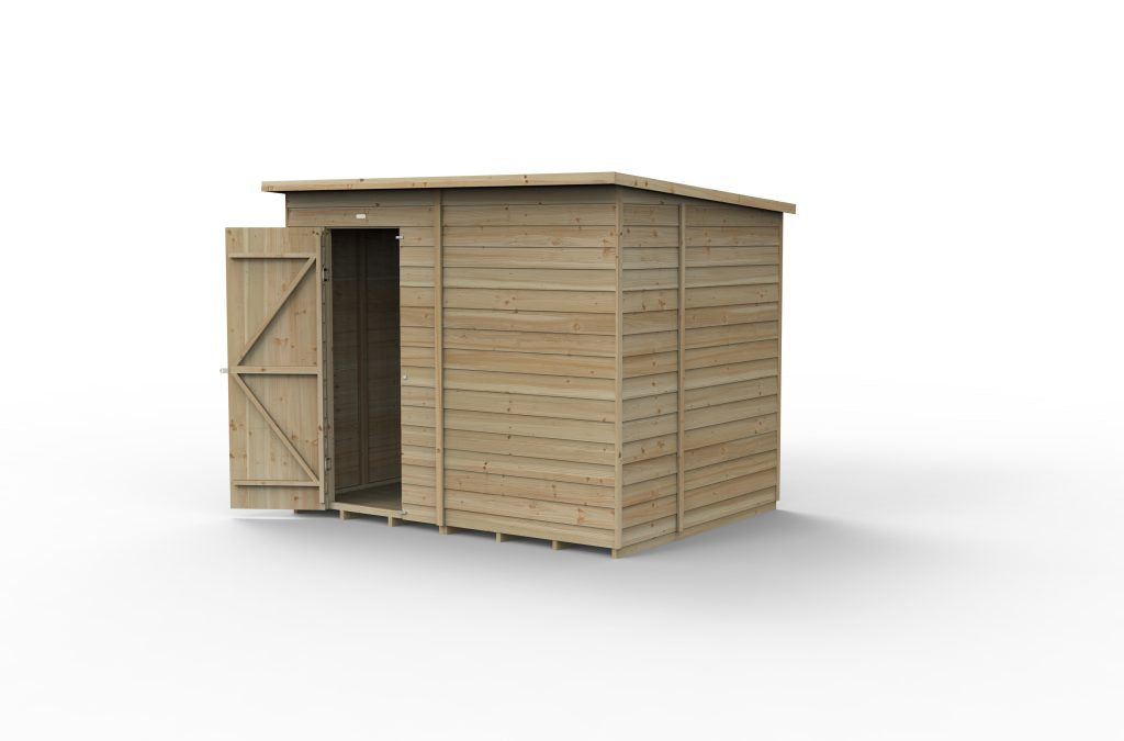 Forest Garden 4life Pent Shed 8x6 without Windows