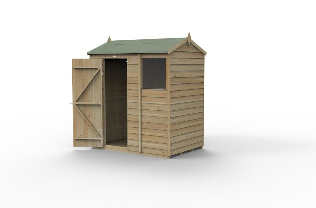 Forest Garden 4life Reverse Apex Shed 6x4 with Window