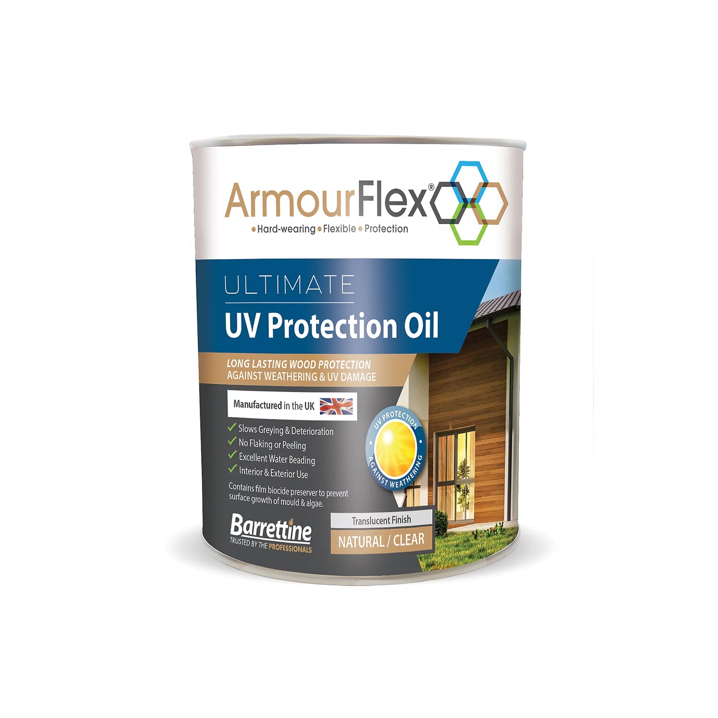 Barrettine Armourflex UV Ultimate Protection Oil 1L