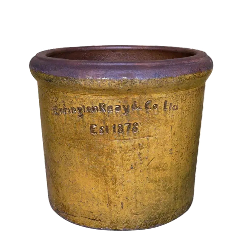 Errington Reay Courtyard Old Leather Rim Edge Planter