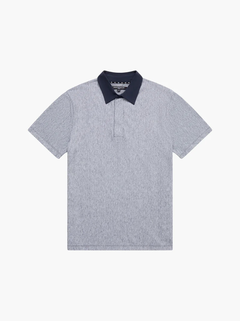 French Connection Graphic Zip Polo Shirt