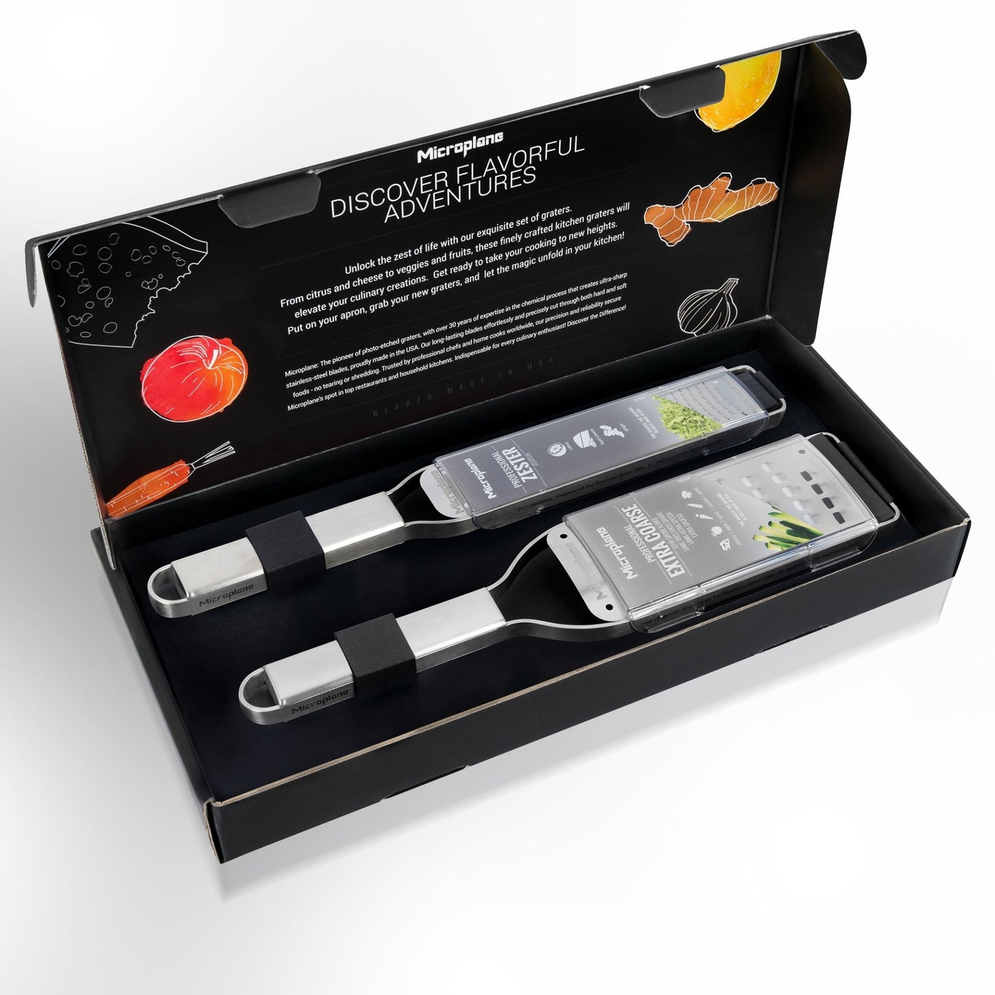 Microplane Professional Series 2-Piece Gift Set - Zester & Extra Coarse