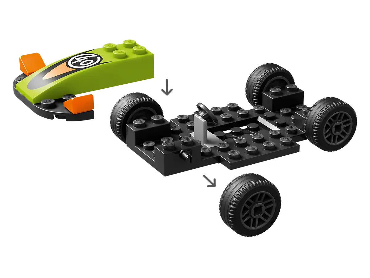 Lego City Green Race Car 60399