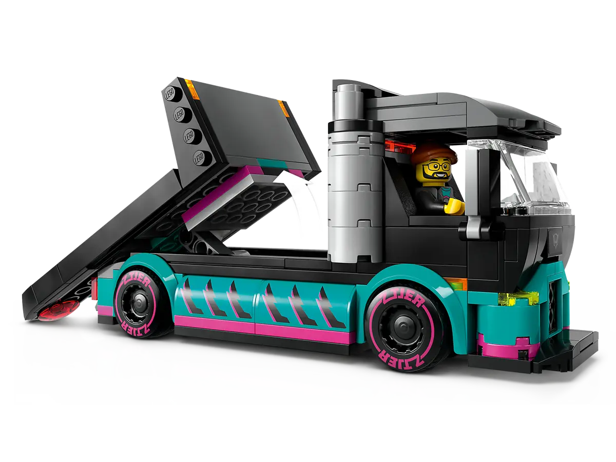 Lego City Race Car & Car Carrier Truck 60406