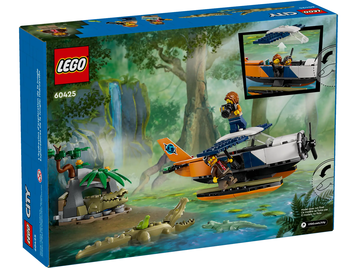 Lego City Jungle Explorer Water Plane 60425