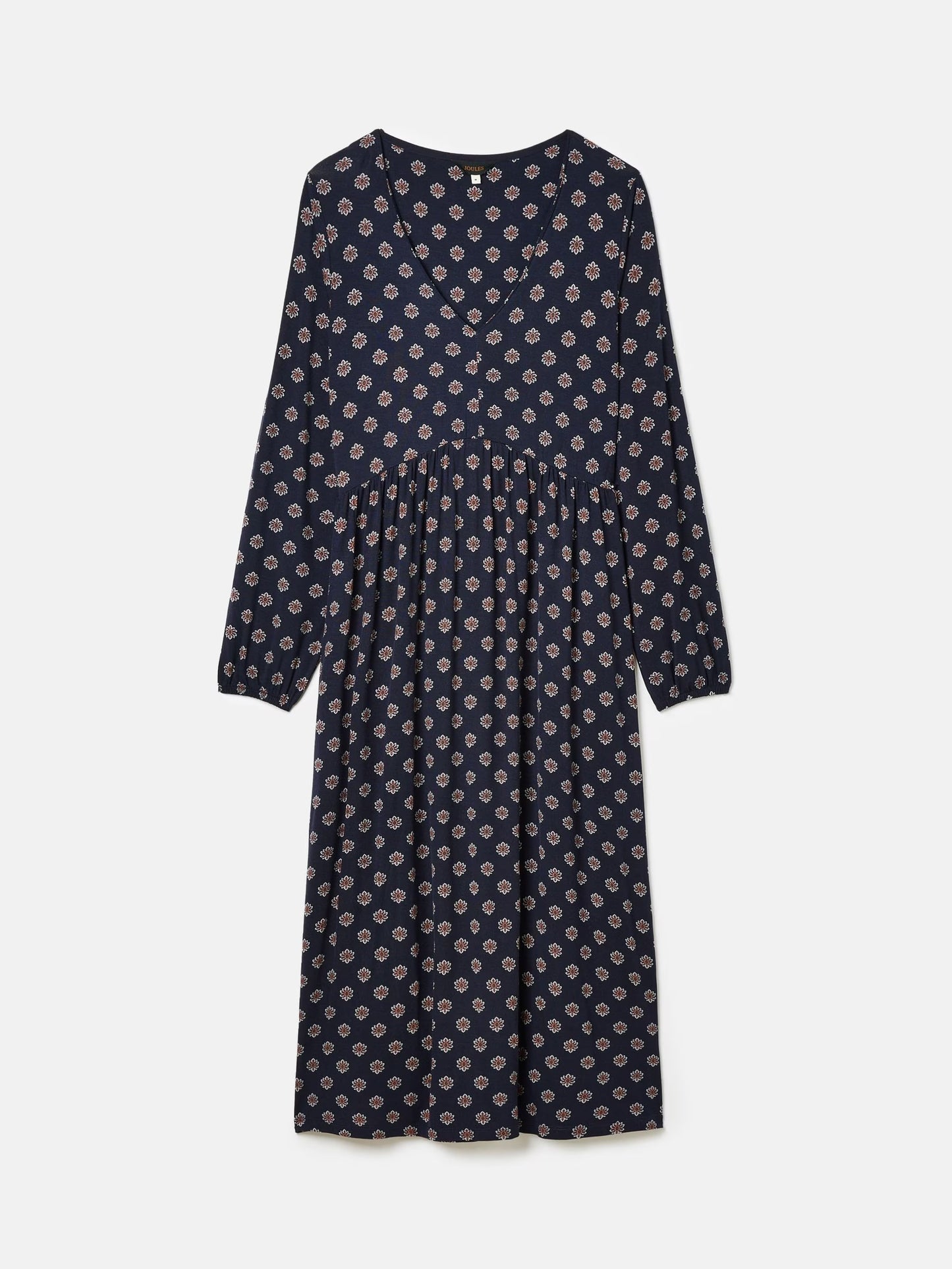 Joules Nia Long Sleeve Midaxi Dress